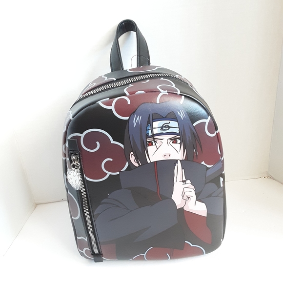 Hot Topic Bags Naruto Shippuden Itachi Akatsuki Mini Backpack Nwt